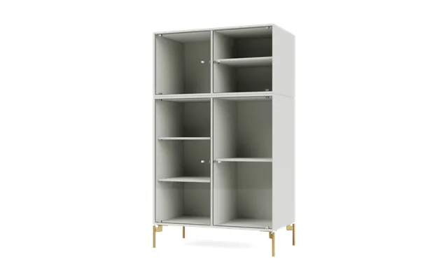 Montana Ripple Iii Display Cabinet 69.6x117.6x38 Cm Nordic-legs Brass