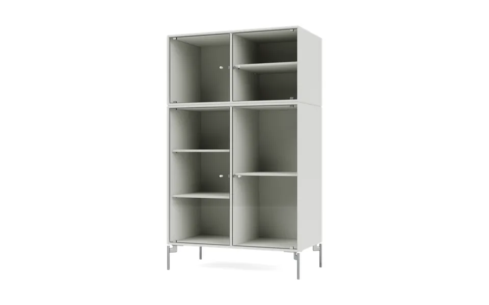 Montana Ripple Iii Display Cabinet 69.6x117.6x38 Cm Nordic-legs Chrome