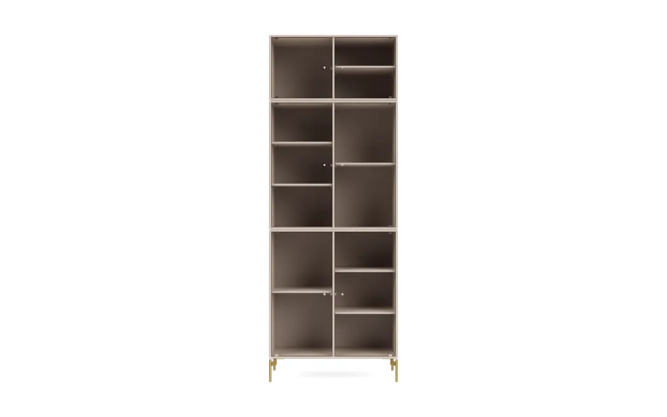 Montana Ripple Iv Display Cabinet 69.6x187.2x38 Cm Clay-legs Brass