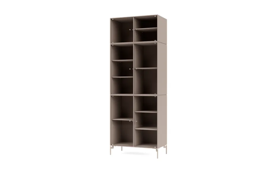 Montana Ripple Iv Display Cabinet 69.6x187.2x38 Cm Mushroom-legs Mushroom