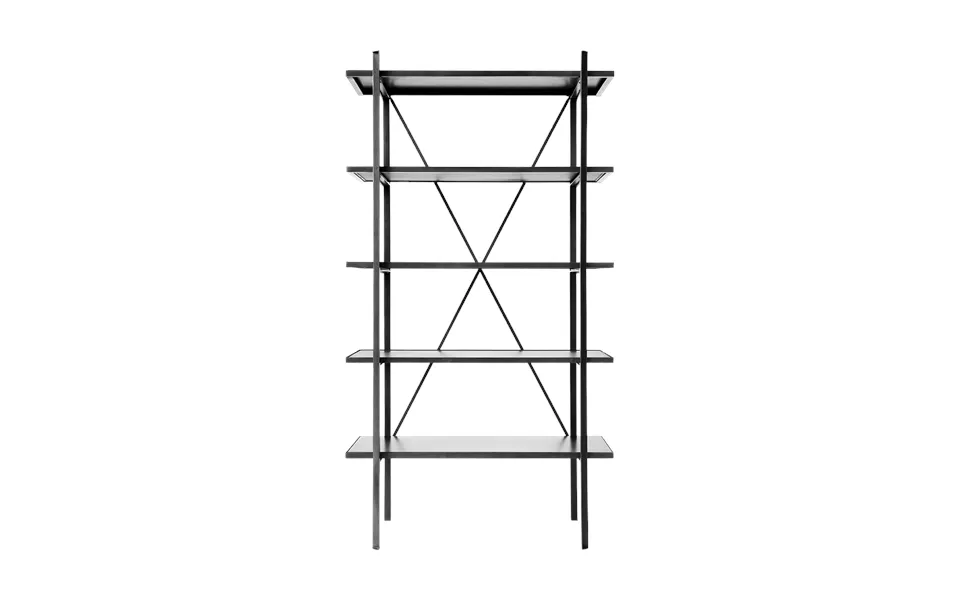 Muubs Austin Free Standing Shelf 90x160 Cm Black