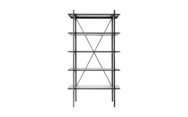 Muubs Austin Free Standing Shelf 90x160 Cm Black