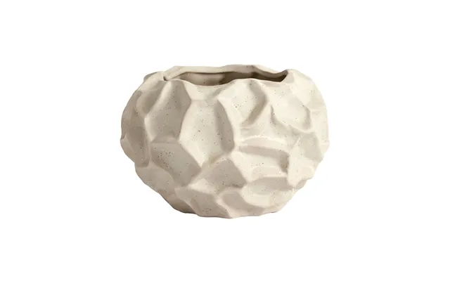 Muubs Soil Flower Pot Ø18 Cm Vanilla