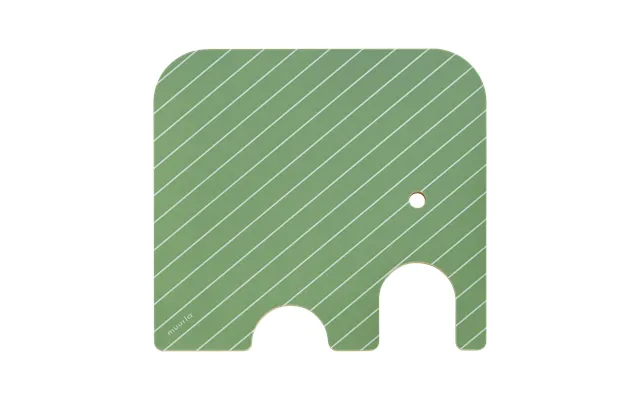 Muurla Elephant Chop & Serve Cutting Board S Green