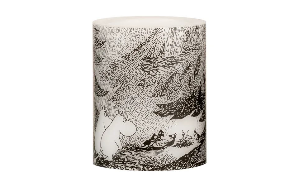 Muurla Moomin Block Candle Led 12,5 Cm Under The Trees