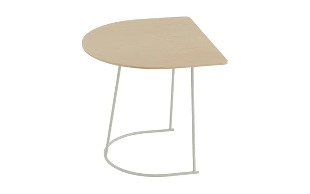Muuto Airy Sofa Table Half Size Lacquered Oak Veneer-off White