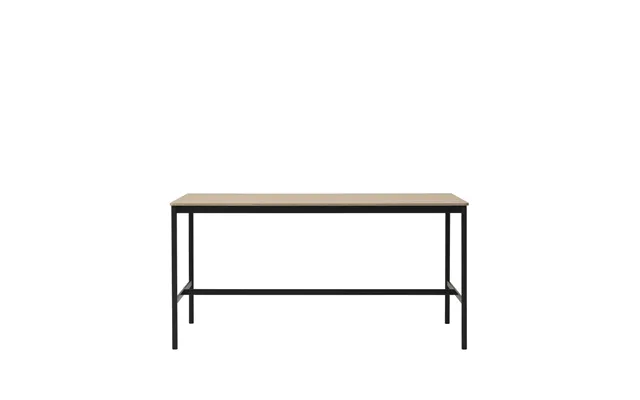 Muuto Base High Bar Table Oak - Black Legs