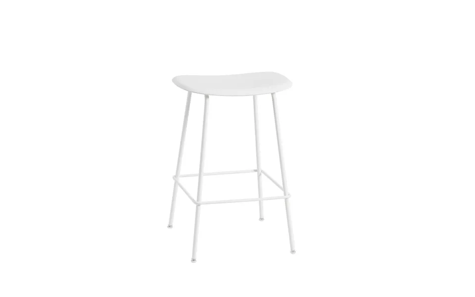 Muuto Fiber Tube Bar Chair 65 Cm White