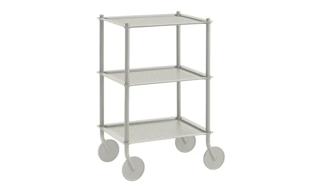 Muuto Flow 3-layer Trolley 90 Cm Grey