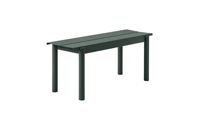 Muuto Linear Steel Bench 110 Cm Dark Green