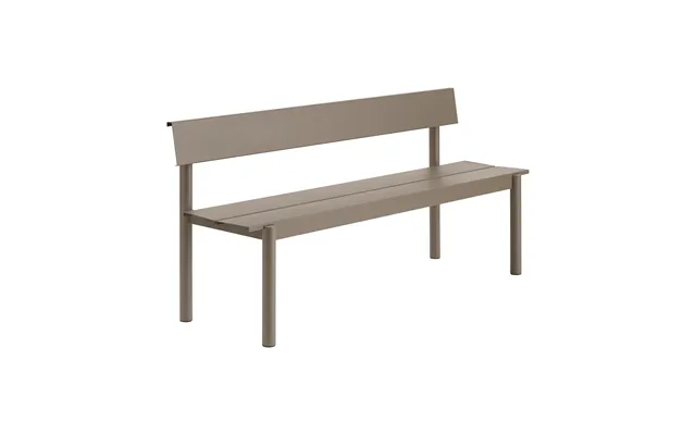 Muuto Linear Steel Bench 170 Cm Taupe product image