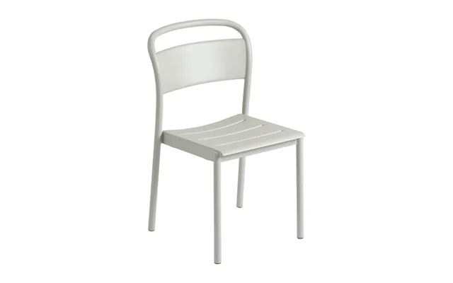Muuto Linear Steel Side Chair Grey Ral 7044 product image