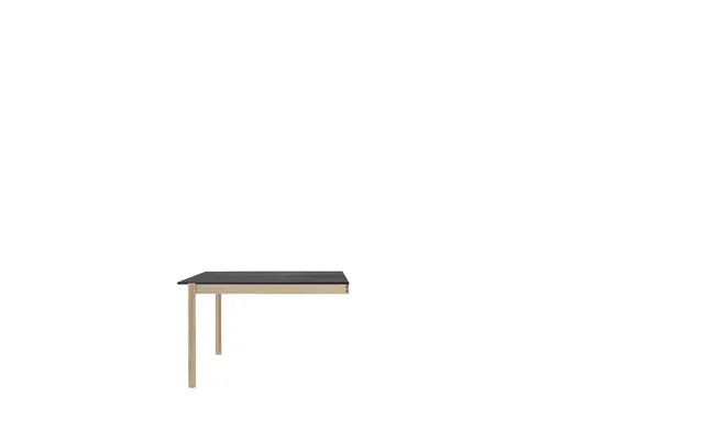 Muuto Linear System End Module Table Black-oak 142x120 Cm