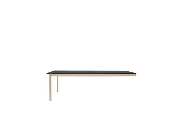 Muuto Linear System End Module Table Black-oak 240x142 Cm
