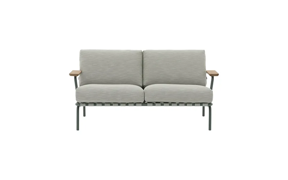 Muuto Settle 2-seater Sofa Ribbed Weave 2 Dark Green