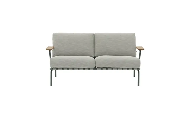 Muuto Settle 2-seater Sofa Ribbed Weave 2 Dark Green product image