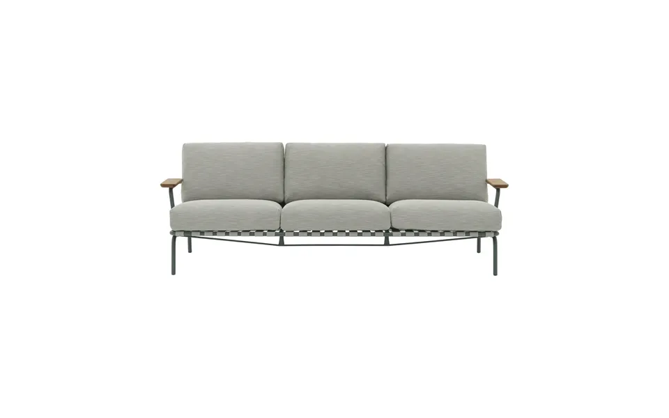 Muuto Settle 3-seater Sofa Ribbed Weave 2 Dark Green