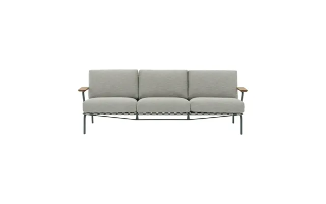 Muuto Settle 3-seater Sofa Ribbed Weave 2 Dark Green product image