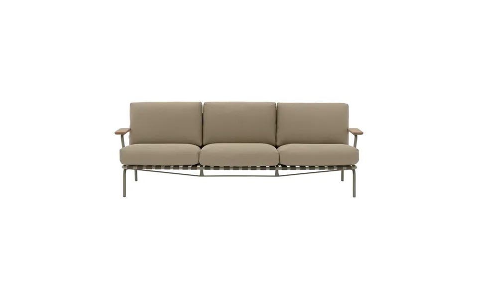Muuto Settle 3-seater Sofa Ribbed Weave 5 Taupe