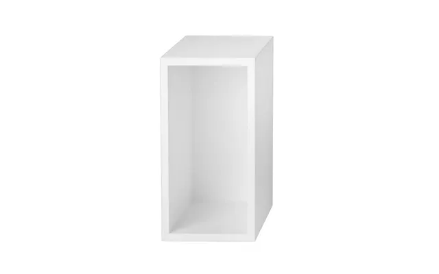 Muuto Stacked 2.0 Shelving With Back Plate - Small White