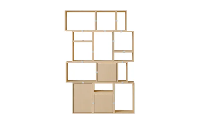 Muuto Stacked Storage System Bookcase Configuration 2 Oak