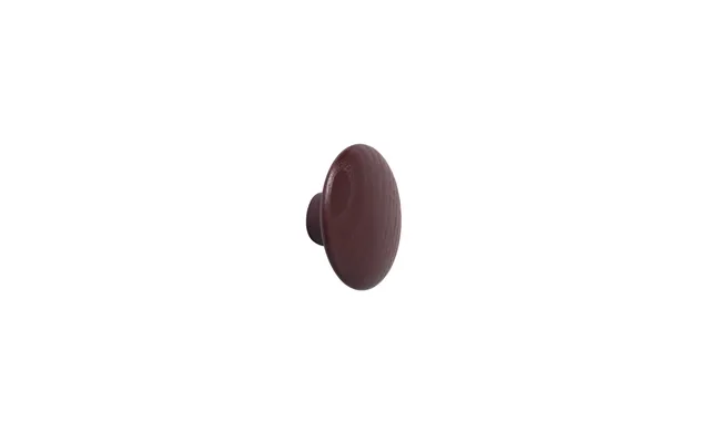 Muuto The Dots Coat Hook Burgundy Small