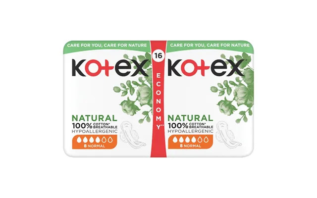 Natural Hypoallergenic Absorbent Pads - Normal