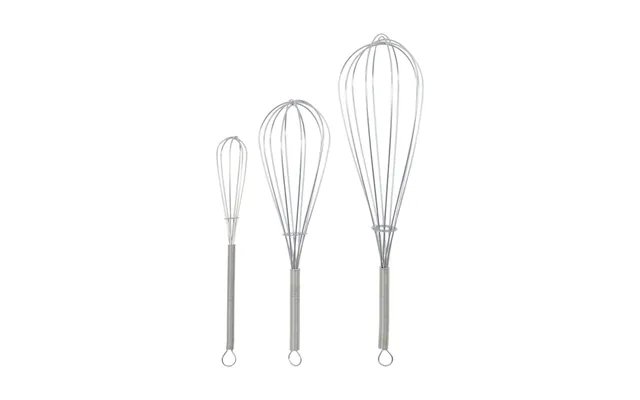 Nicolas Vahé Nicolas Vahé Whisks 3 Pieces Silver Finish