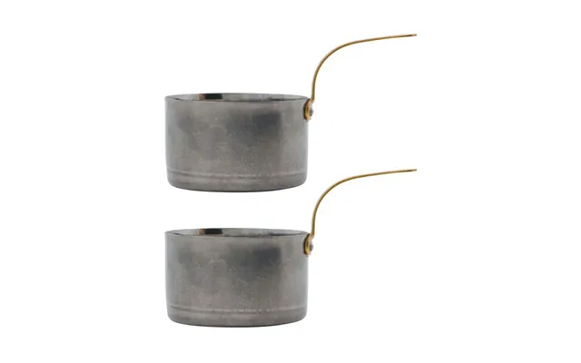 Nicolas Vahé Presentation Mini Saucepan Ø10 Cm 2-pack Silver Finish