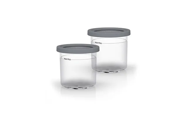 Ninja Ninja Container With Lid For Nc300 Creami 2-pack Clear-gray