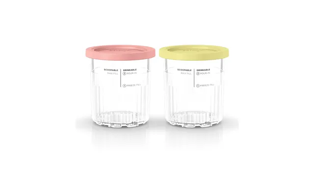Ninja Ninja Creami 2 Extra Cups 709 Ml For Nc501eu Pink Yellow
