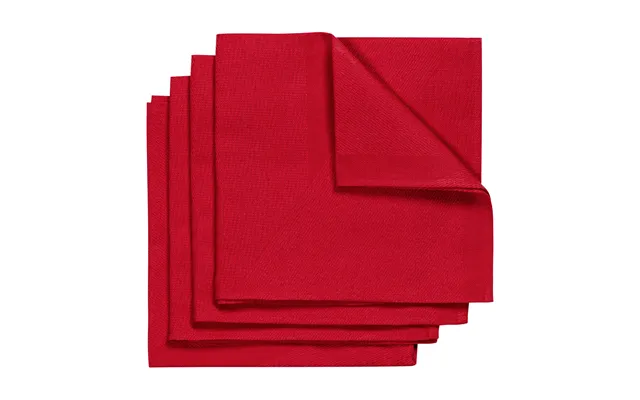 Njrd Metric Napkin 47x47 Cm 4-pack Red