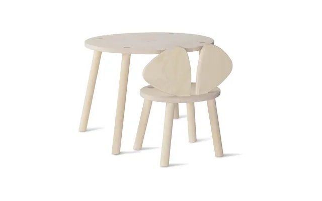 Nofred Mouse Set Children's Chair Table Birch