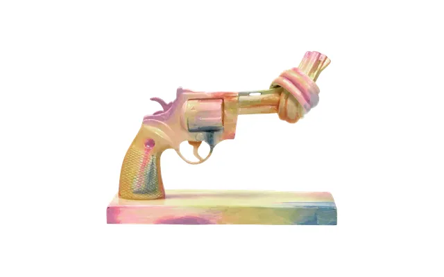 Non Violence Acne For Peace Sculpture 40 Cm Multi