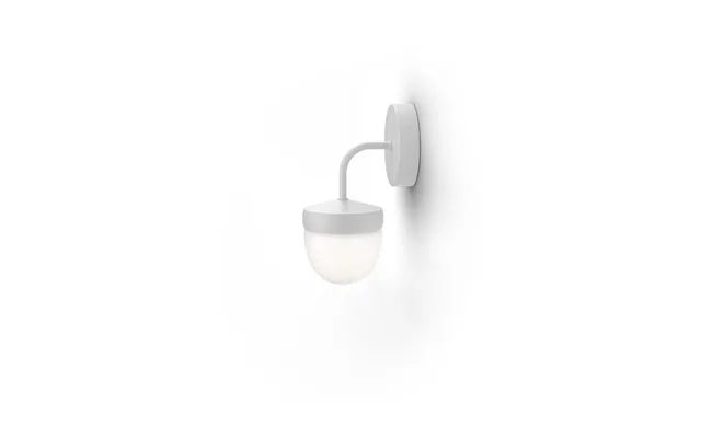 Noon Pan Wall Lamp Frosted 10 Cm White