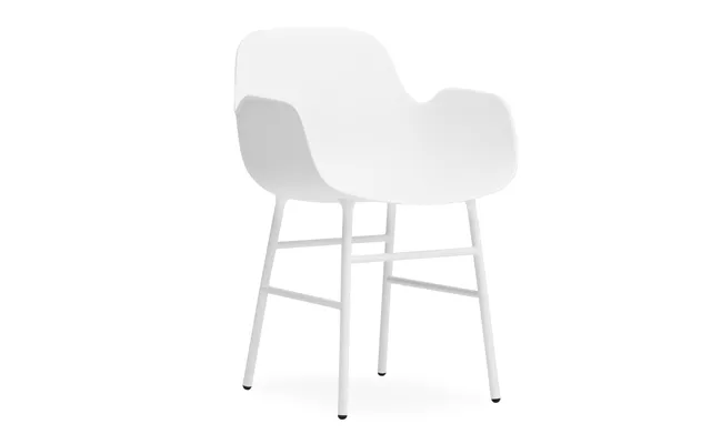 Normann Copenhagen Form Armchair Metal Legs White