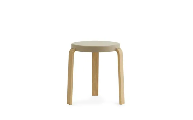 Normann Copenhagen Tap Stool Sand - Oak Legs