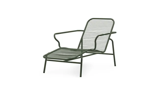Normann Copenhagen Vig Chaise Lounge Sunbed Green product image