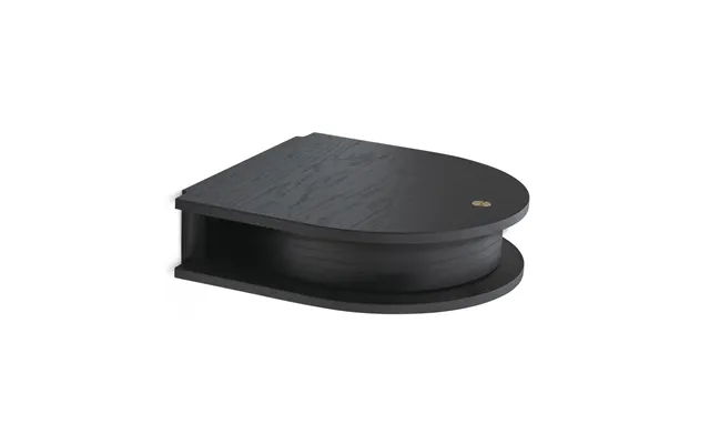 Northern Valet Drawer Wall-hung Small Black Painted Oak