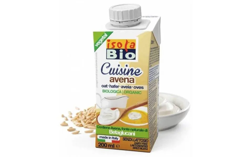 Oat Cream For Cooking Isola Bio - 200 Ml