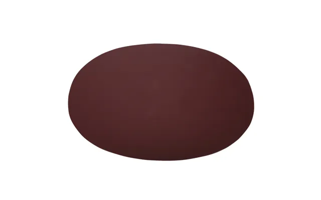 Ørskov Ørskov Placemat Leather Oval Bordeaux