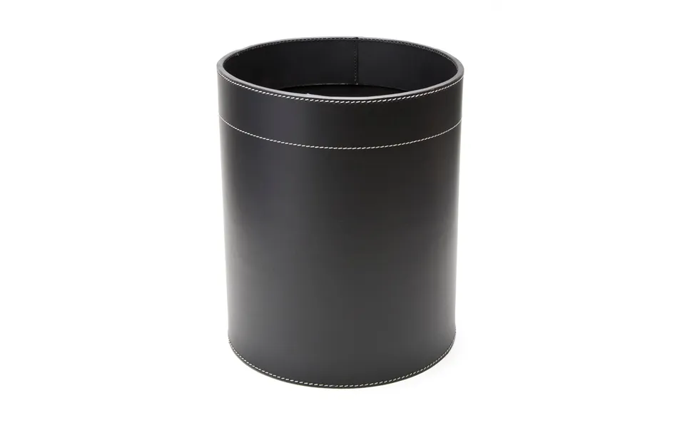 Ørskov Ørskov Waste Basket Leather Black