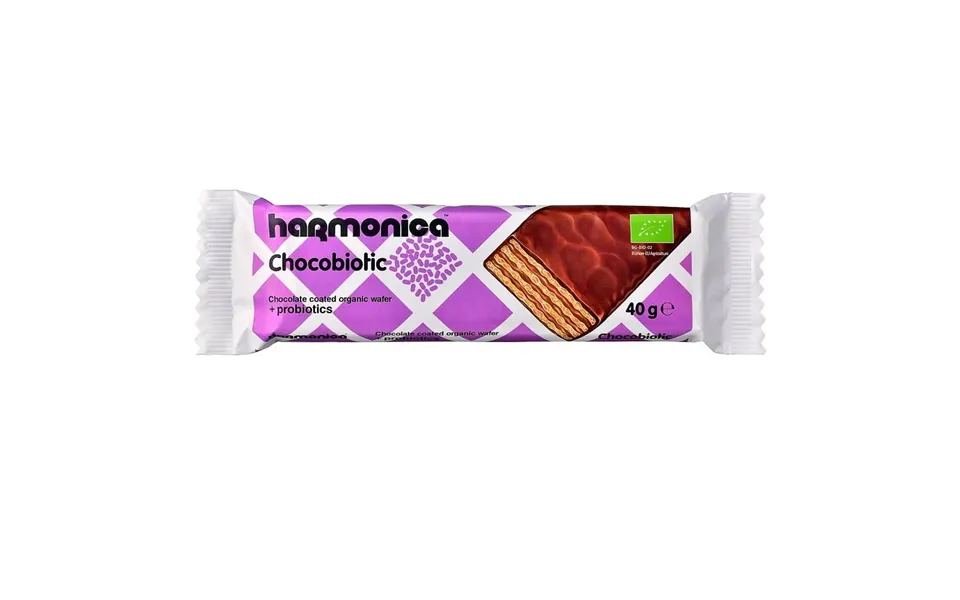 Organic Napolitana Wrapped In Chocolate With Probiotics - 40 Gr