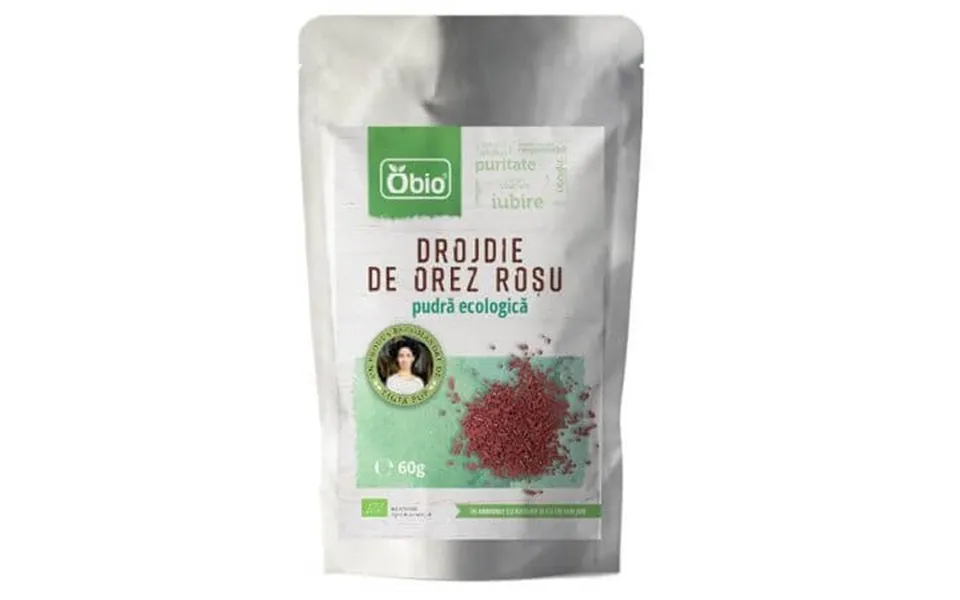 Organic Red Rice Yeast Powder - 60 G
