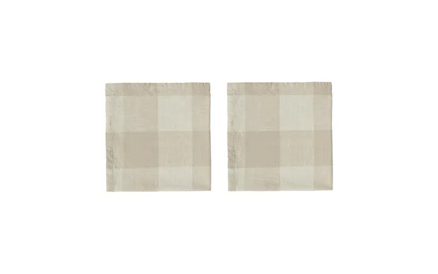 Oyoy Chess Napkin 2-pack Clay