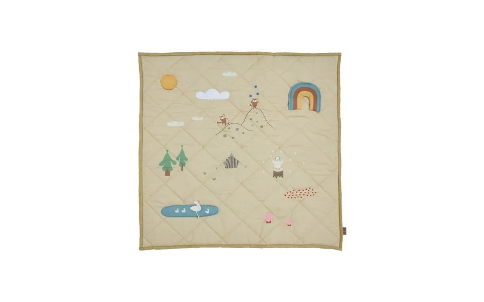 Oyoy Forest Activity Blanket 102x102 Cm Clay