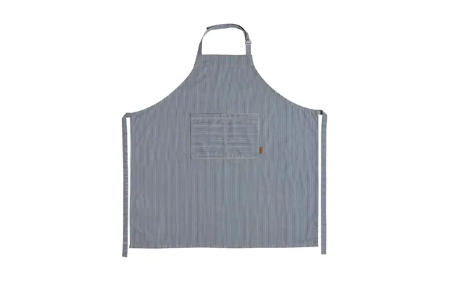 Oyoy Striped Denim Apron Blue