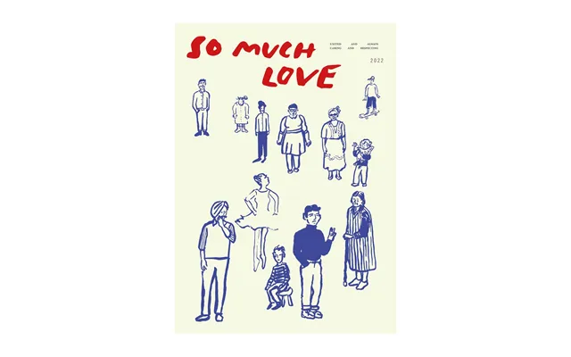 Paper Collective So Much Love Poster 50x70 Cm
