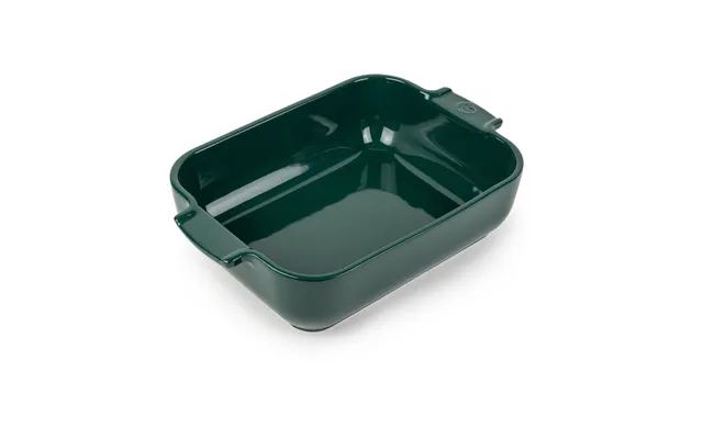 Peugeot Appolia Ceramic Dish 15x25 Cm Forest Green