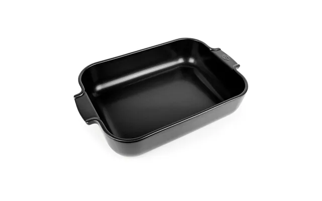 Peugeot Appolia Ceramic Dish 29.5x36 Cm Satin Black